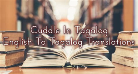 cuddly in tagalog